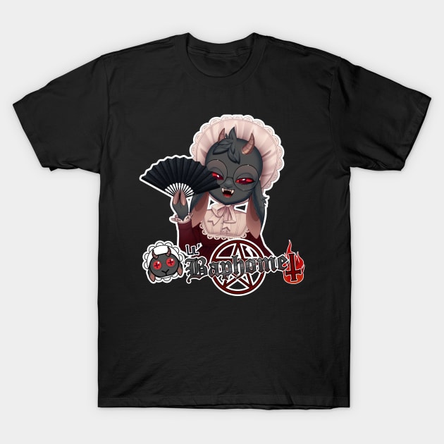 Lil Baphomet Vtuber shirt - 4 T-Shirt by DrCrafty